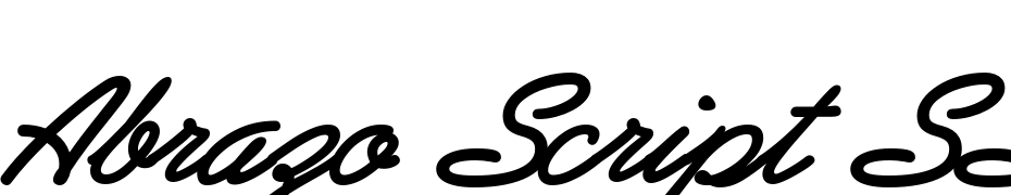 Abrazo Script SSi Bold Italic Yazı tipi ücretsiz indir